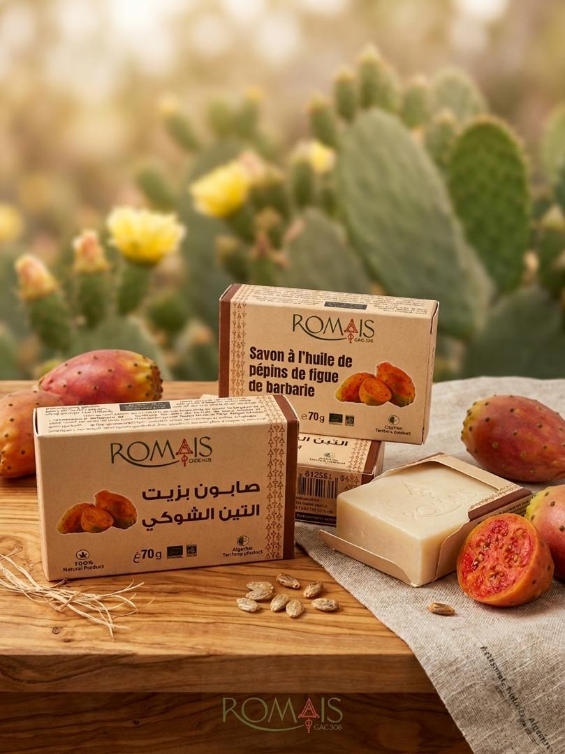 SAVON A LHUILLE DE PEPINS  DE FIGUE DE BARBARIE