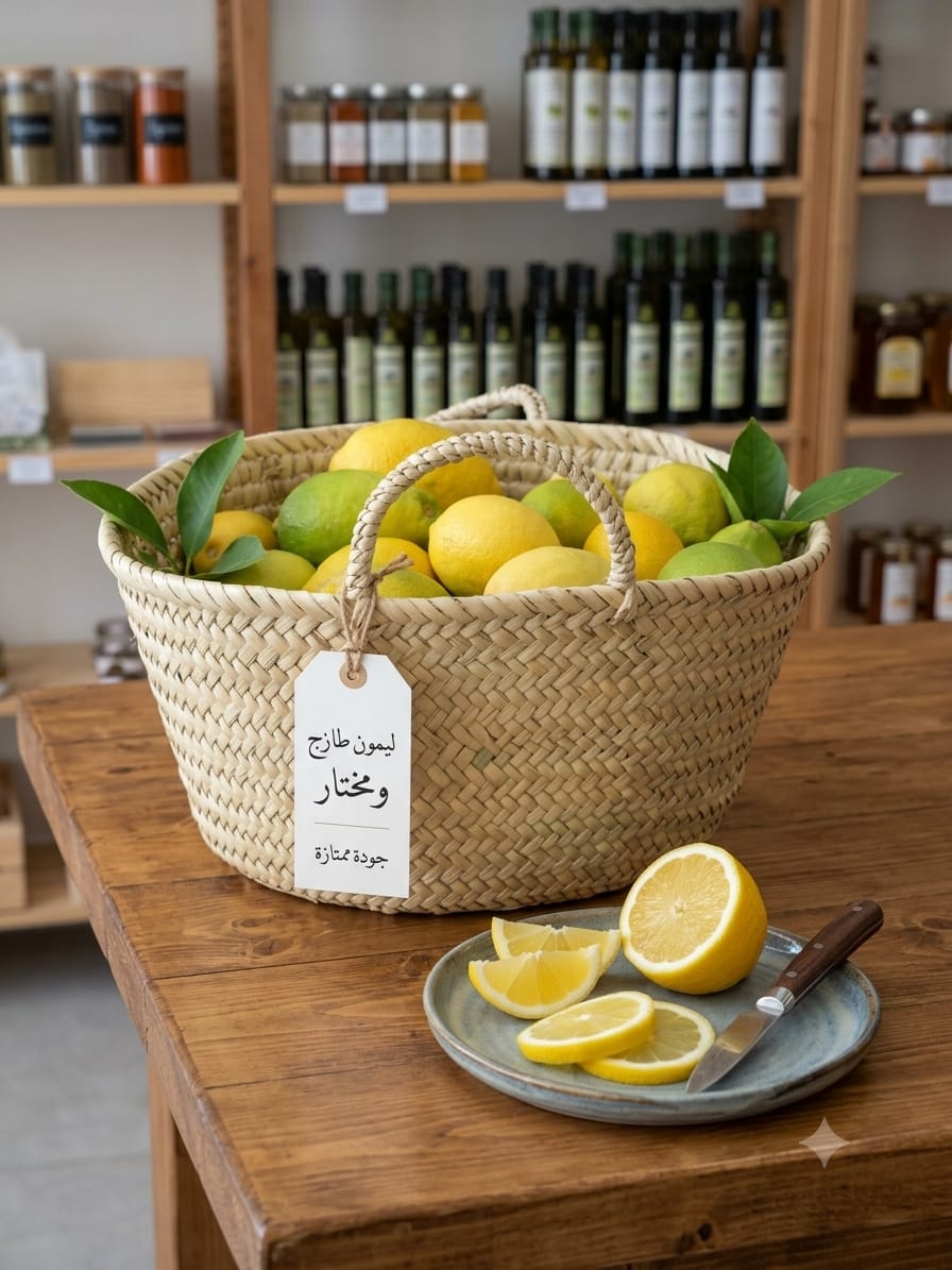 ليمون طازج عضوي (CITRON Bio )